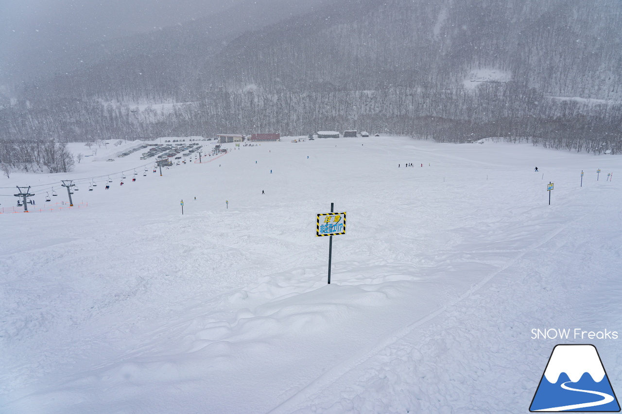 桂沢国設スキー場｜もしかして、春の足音が聞こえはじめた？湿り雪に季節の移ろいを感じた日曜日。